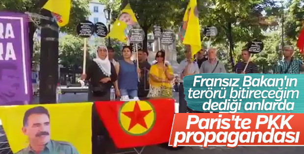 Fransa'da terör sempatizanları eylem yaptı