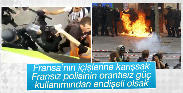 Fransa'da sokaklar savaş alanına döndü