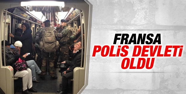 Fransa'da güvenlik önlemleri olağanüstü düzeyde İZLE
