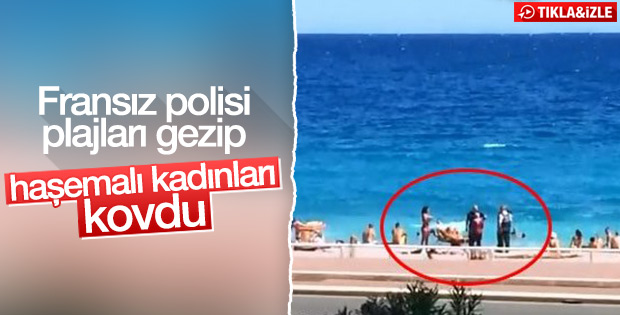 Fransa'da haşemalı kadınlar plajlardan atılıyor