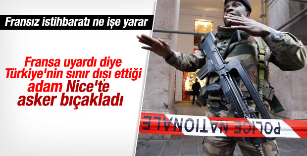 Fransa'nın Nice kentinde askerlere bıçaklı saldırı