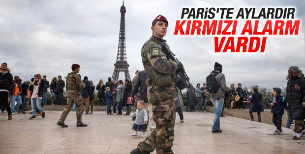 Fransa aylardır terör alarmı veriyordu