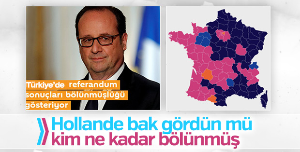 Fransa'nın oy haritası
