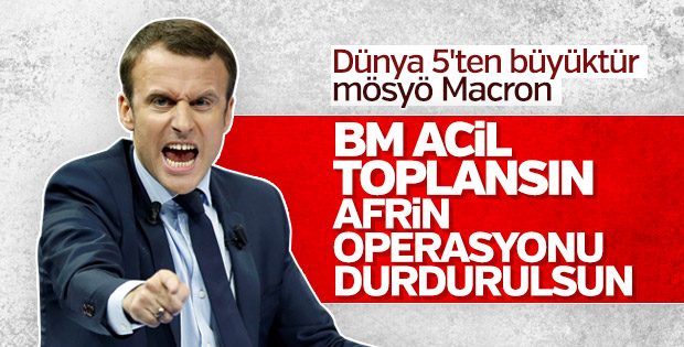 Fransa, Zeytin Dalı Harekatı'ndan rahatsız oldu