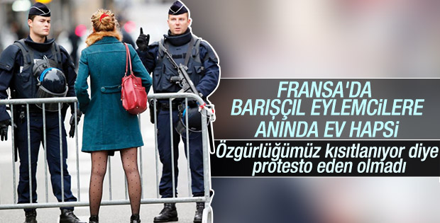 Fransa'da olağanüstü hallerde ev hapsine onay