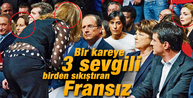 Fransa'nın çapkın Cumhurbaşkan'ı Hollande