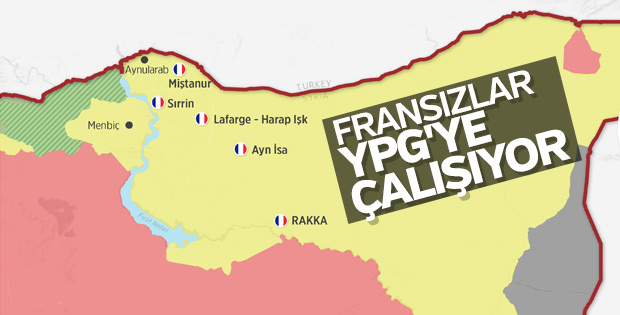 Suriye'de Fransız askerlerinin konuşlandığı 5 nokta