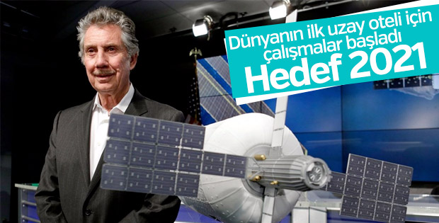 ABD'li iş adamı Bigelow uzay oteli için ilk adımı attı
