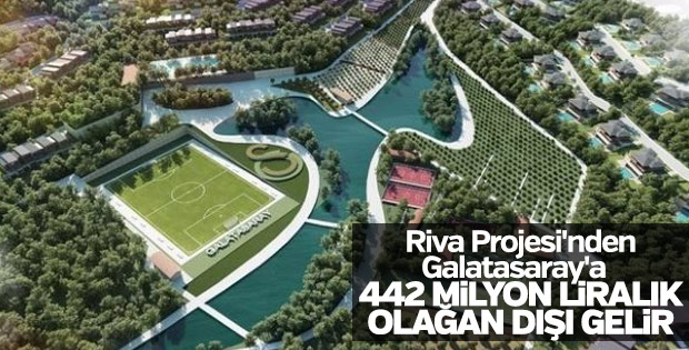 Riva Projesi'nden Galatasaray'a 442 milyon liralık gelir