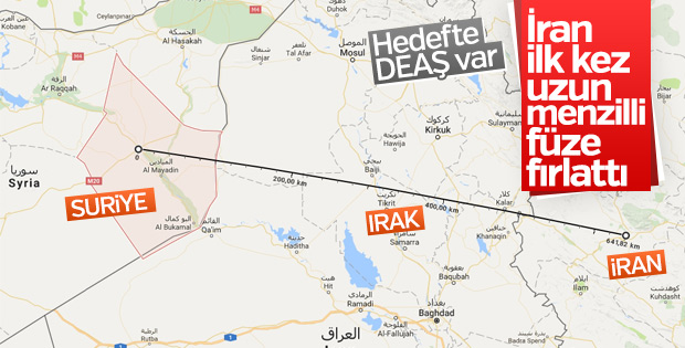 İran'dan Suriye'de DEAŞ hedeflerine füze saldırısı 