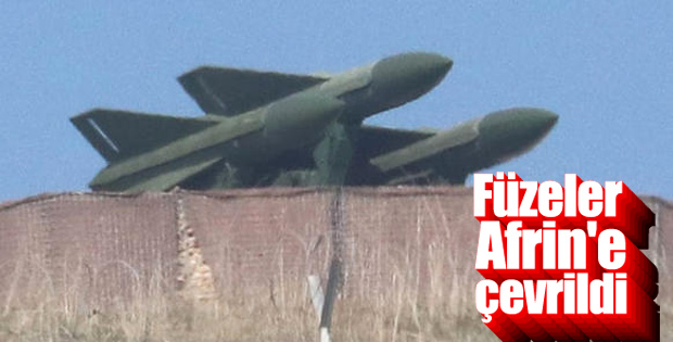 Hawk füzeleri Afrin'e kilitlendi