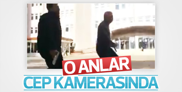 Gaziantep'te çatışma sırasında yaşananlar kamerada