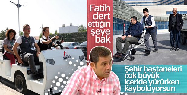 Fatih Portakal şehir hastanelerinden memnun değil