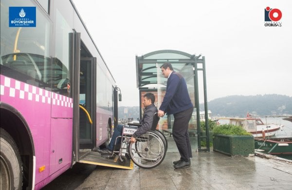 İBB'den engelli vatandaşlara kesintisiz hizmet