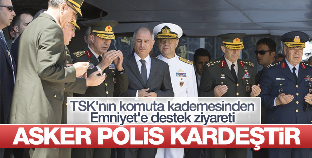 Komutanlar Ankara Emniyeti'ni ziyaret etti