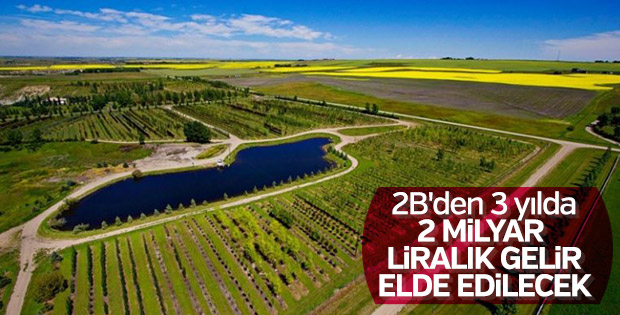 2B'den 3 yılda 2 milyar liralık gelir bekleniyor