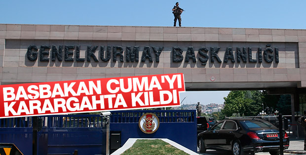 Başbakan’dan Genelkurmay’a geçmiş olsun ziyareti