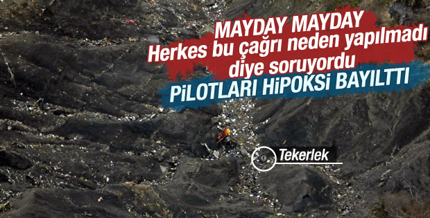 Fransa'daki uçak kazasında hipoksi şüphesi