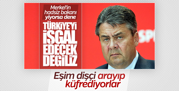Sigmar Gabriel: Eşime küfür ediyorlar