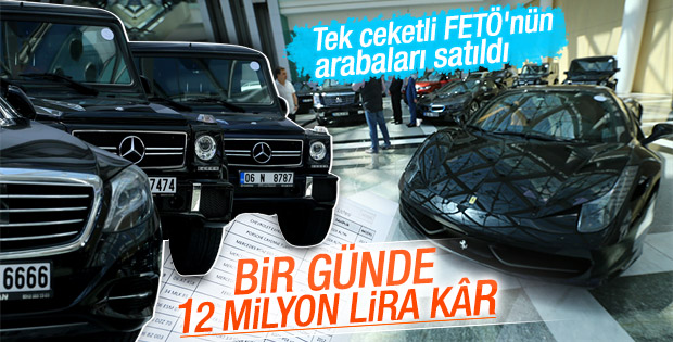 Koza-İpek'e ait lüks otomobillerin yarısı satıldı