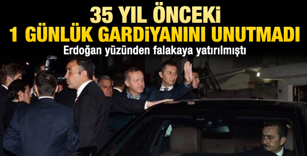 Erdoğan'dan gardiyanına ziyaret