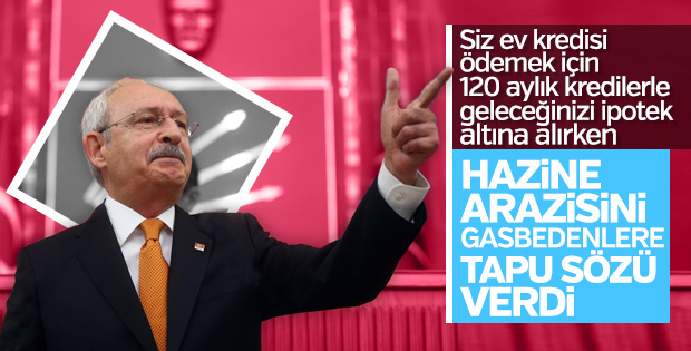 Kılıçdaroğlu Pendik'teki kaçak evler için tapu sözü verdi