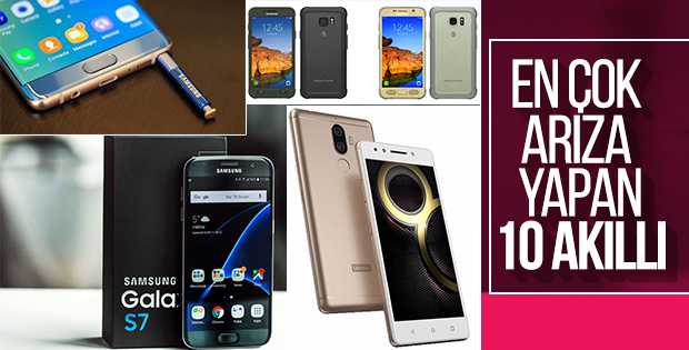 En çok arıza yapan akıllı telefonlar belli oldu
