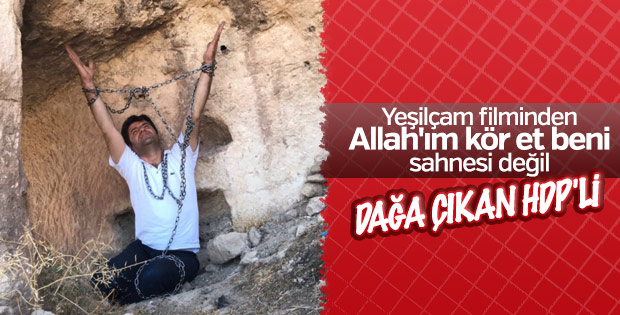HDP'li vekilden Yeşilçam sahnelerini hatırlatan poz