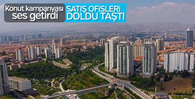 Konut kampanyası hızlı başladı