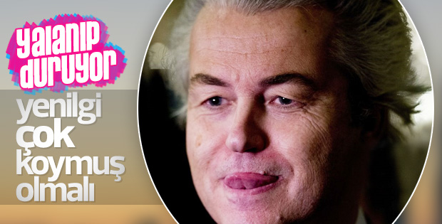 Geert Wilders'in seçim sonuçlarını öğrendiği an