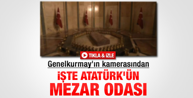 Genelkurmay Atatürk'ün mezarının görüntülerini paylaştı