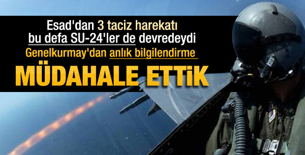 Genelkurmay’dan Suriye uçakları açıklaması