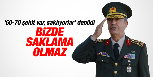 Hulusi Akar: Doğru bilgi vermek zorundayız