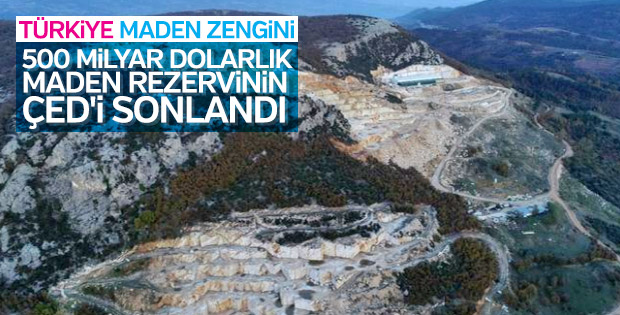 Bursa'da 500 milyar dolarlık maden rezervinin ÇED'i tamamlandı