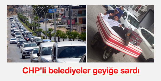 CHP'li Bodrum ve Kadıköy belediyeleri geyik yaptı