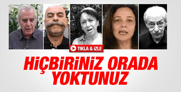 Sanatçıların gezi çağrısını dikkate alan olmadı