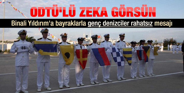İTÜ'lü denizcilerden Bakan'a şifreli protesto