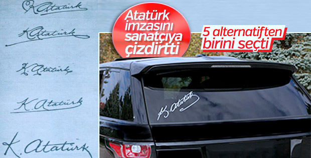 Kemal Atatürk imzasının az bilinen hikayesi