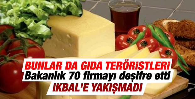 Bakanlık 70 firmanın ürünlerini toplattı