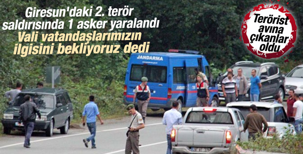 Giresun’da jandarma aracına ateş açıldı
