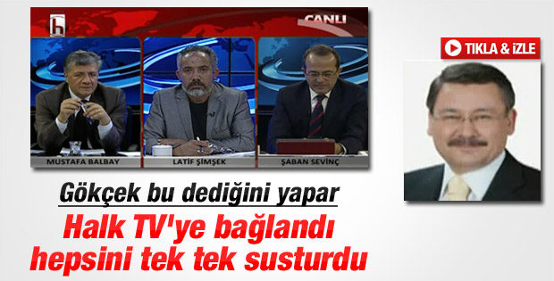 Melih Gökçek Halk TV'de canlı yayına katıldı