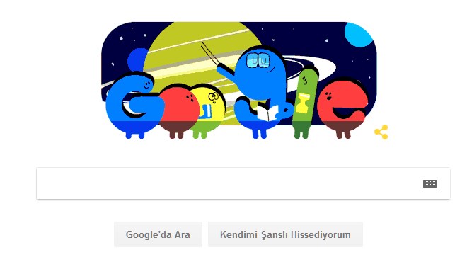 Google'dan 24 Kasım için doodle
