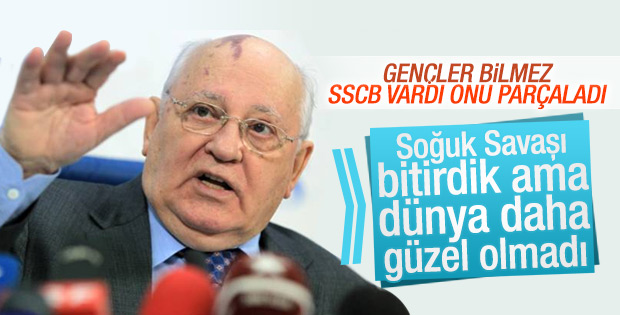 Gorbaçov'a göre Soğuk Savaş'ın bitişi bekleneni karşılamadı