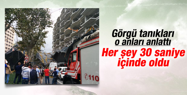 Görgü tanıkları Taksim'deki fırtına anını anlattı İZLE