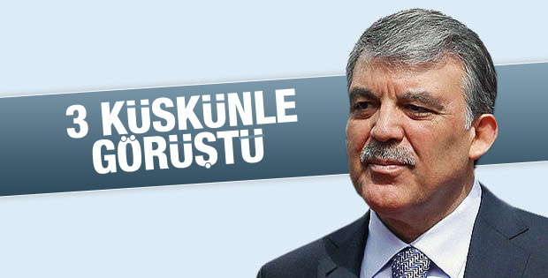Abdullah Gül küskünlerle buluştu