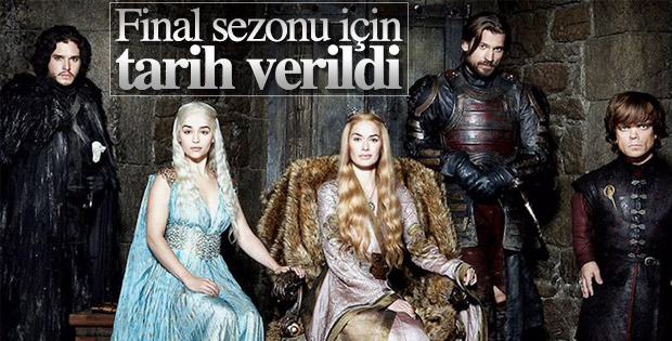 Game of Thrones'un final sezonu tarihi belli oldu