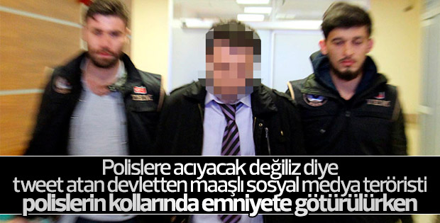 Sosyal medyadan polise hakaret eden zanlı serbest bırakıldı