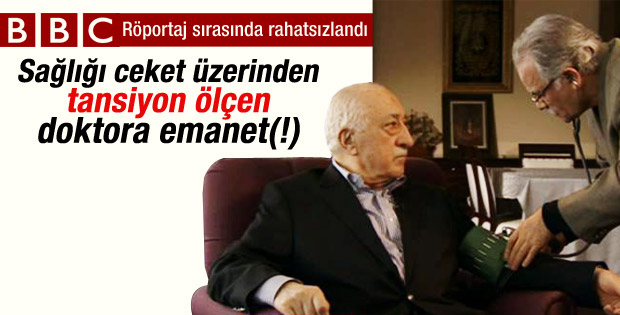 Gülen'in tansiyonunun ceket üzerinden ölçülmesi - izle