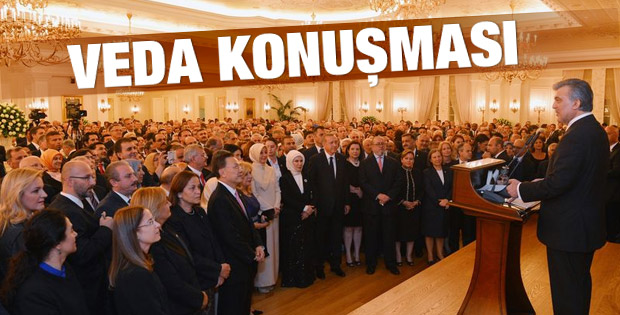 Abdullah Gül'den veda konuşması