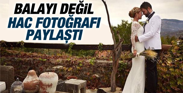 Gülben Ergen Hac'dan ilk fotoğrafını paylaştı